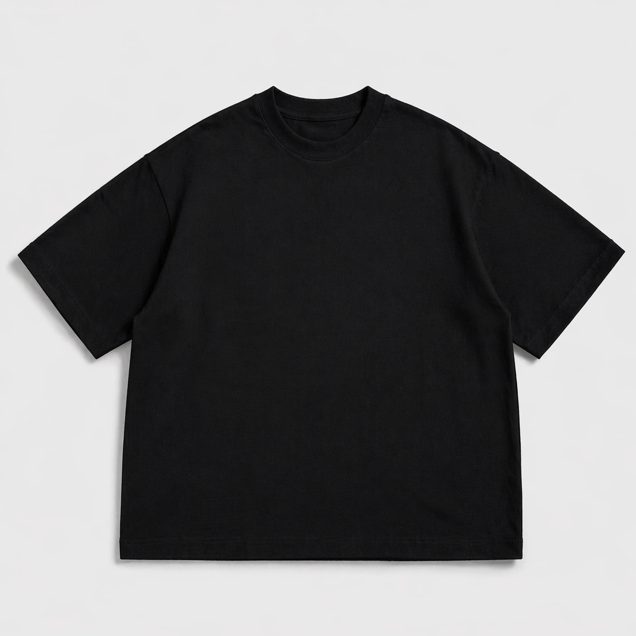 LeviO Essential Black Boxy Tee